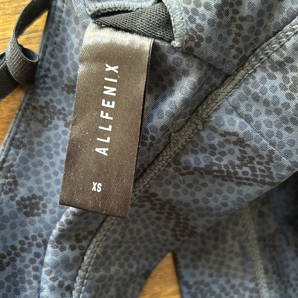 Allfenix Python Charcoal/Black Snakeskin Spaghett… - image 6